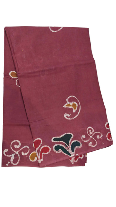 Rani Sungudi Cotton Sarees With Blouse - Hand Painted