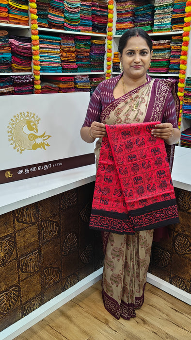 Rani Sungudi Mul Mul Cotton Sarees - 120's Superior Quality