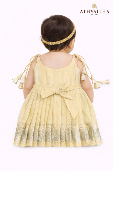 Sungudi Cotton Kids Maxi Gown - Nakshtra