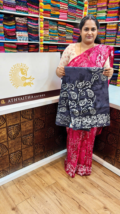 Rani Sungudi Cotton Sarees Without Zari Arya Cotton Wax Self