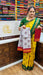 Madurai Sungudi cotton saree with kolam design, Gray body and Maroon contrast pallu