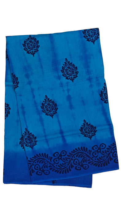 Rani Sungudi Cotton Sarees Without Zari Border