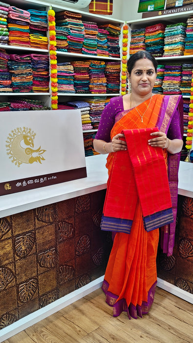 Rani Sungudi Cotton Sarees with Doubleside Contrast Border Rich Pallu