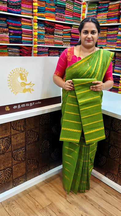 Rani Sungudi Saree Veldhari Leaf Design Self