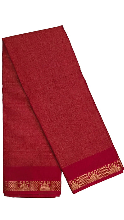 Rani Sungudi Saree Doubleside Border Self - Fancy Tissue Vaira Oosi