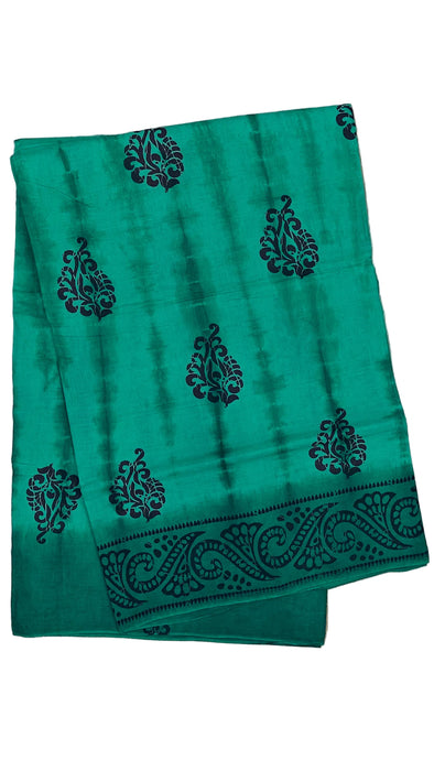 Rani Sungudi Cotton Sarees Without Zari Border