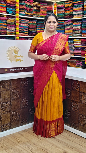 Rani Sungudi Half Saree Material