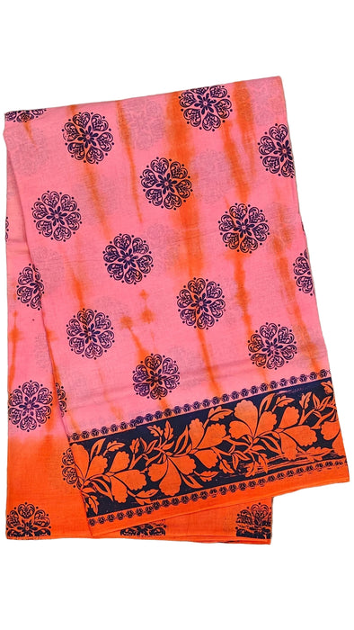Rani Sungudi Cotton Sarees Without Zari Border