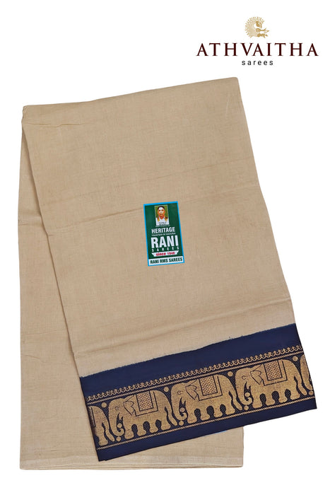 Rani 120's Sungudi Cotton Saree One Side Border - Plain