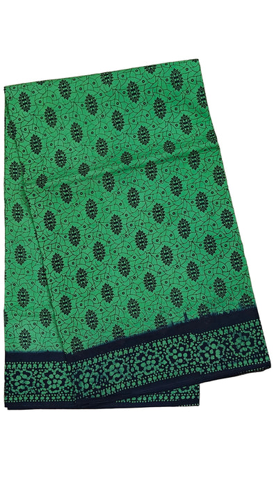 Rani 120's Hand Block Sungudi Cotton Sarees Without Zari Border