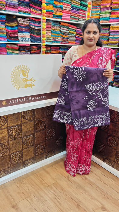 Rani Sungudi Cotton Sarees Without Zari Arya Cotton Wax Self