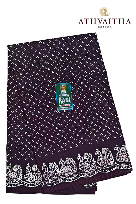 Rani Sungudi Cotton Without Zari Border - Three Dot
