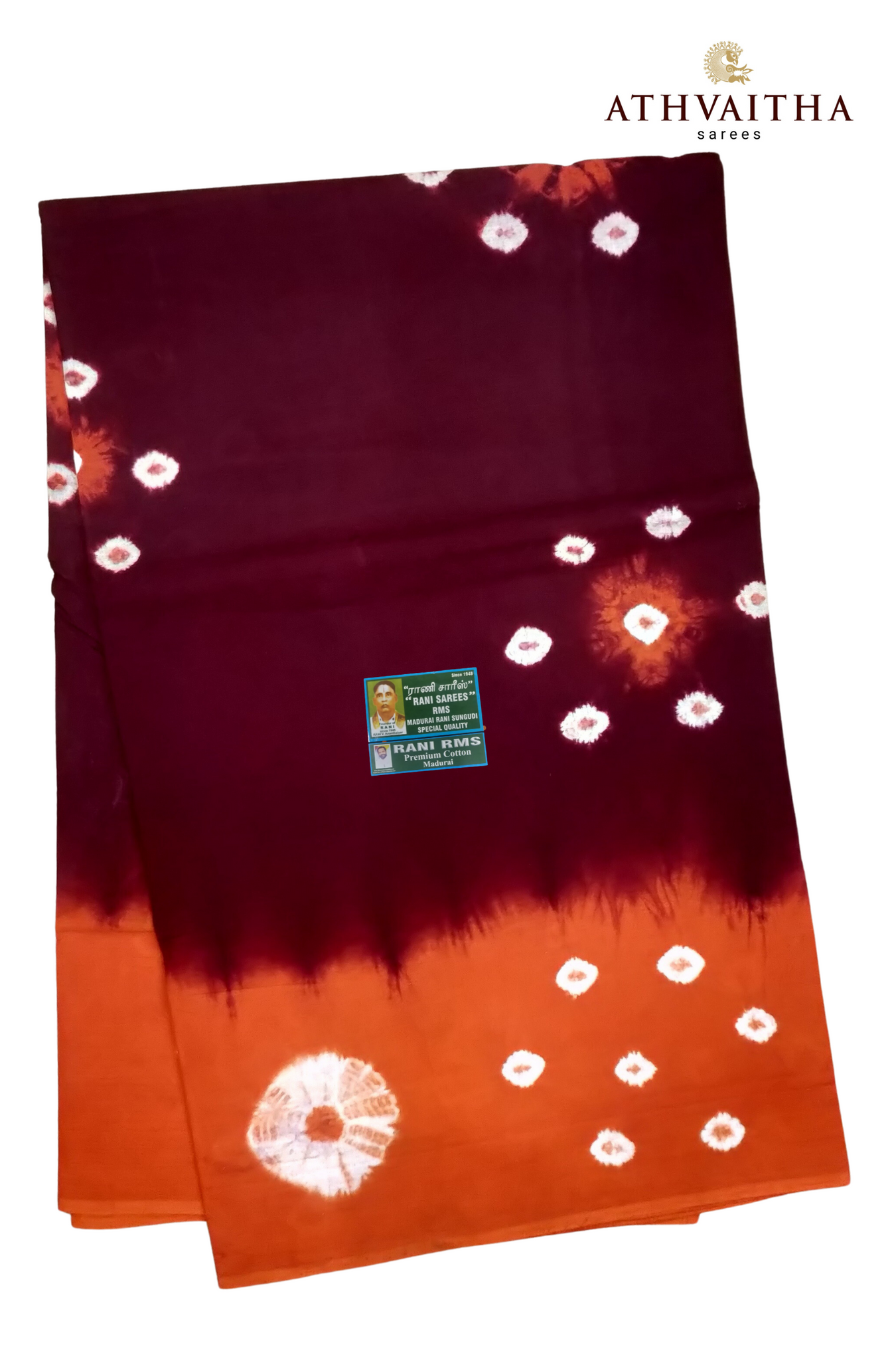 Rani RMS Sungudi Cotton Saree - Tie and Dye