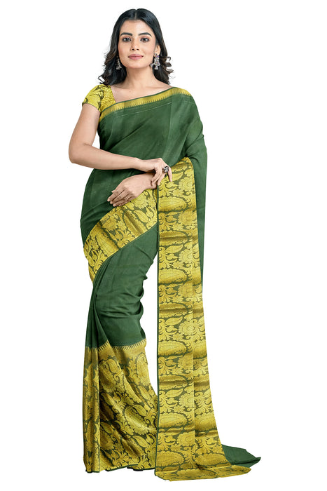 Rani Vasundhara Sarees - Bottle Green - D2