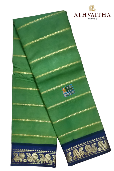 Rani Veldhari 120's - Mehndi Green - Blue
