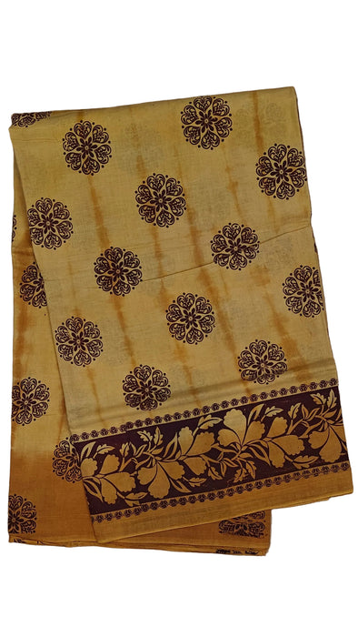 Rani Sungudi Cotton Sarees Without Zari Border