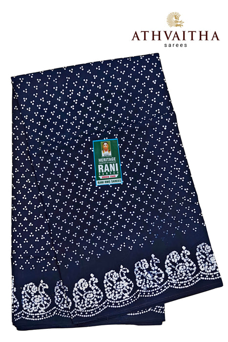 Rani Sungudi Cotton Without Zari Border - Three Dot