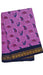 Pink fabric with paisley and elephant patterns and Peacock design
