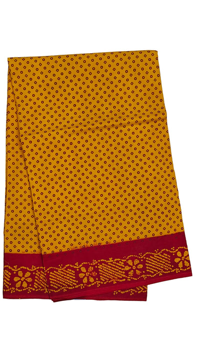 Rani 120's Polkadot Sungudi Cotton Sarees Without Zari Border