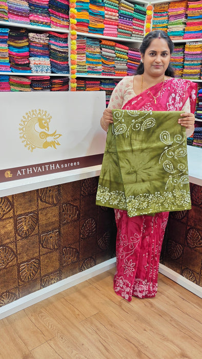 Rani Sungudi Cotton Sarees Without Zari Arya Cotton Wax Self