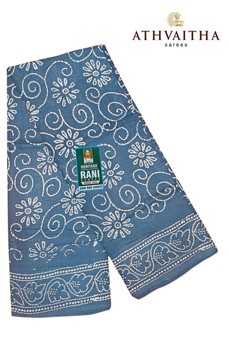 Heritage Rani Sungudi Sarees Without Zari Border Fancy Cool Cotton