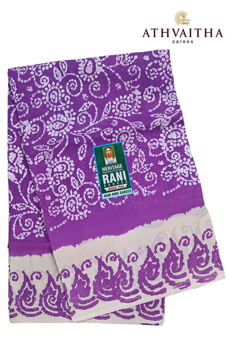 Madurai_HandBlock_Print_Saree_Athvaitha