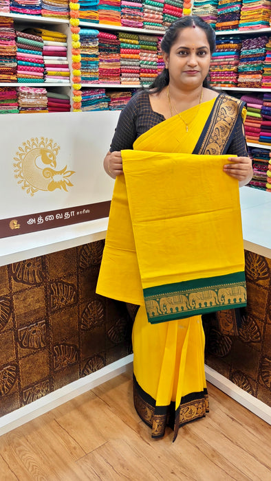Rani 120's Sungudi Cotton Saree One Side Border - Plain