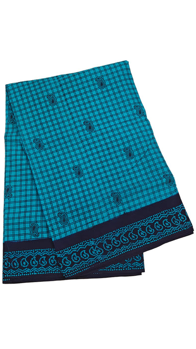 Rani sungudi Cotton Madisar Sarees Without Zari Border 9.50 Yards
