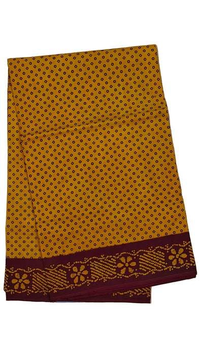 Rani 120's Polkadot Sungudi Cotton Sarees Without Zari Border