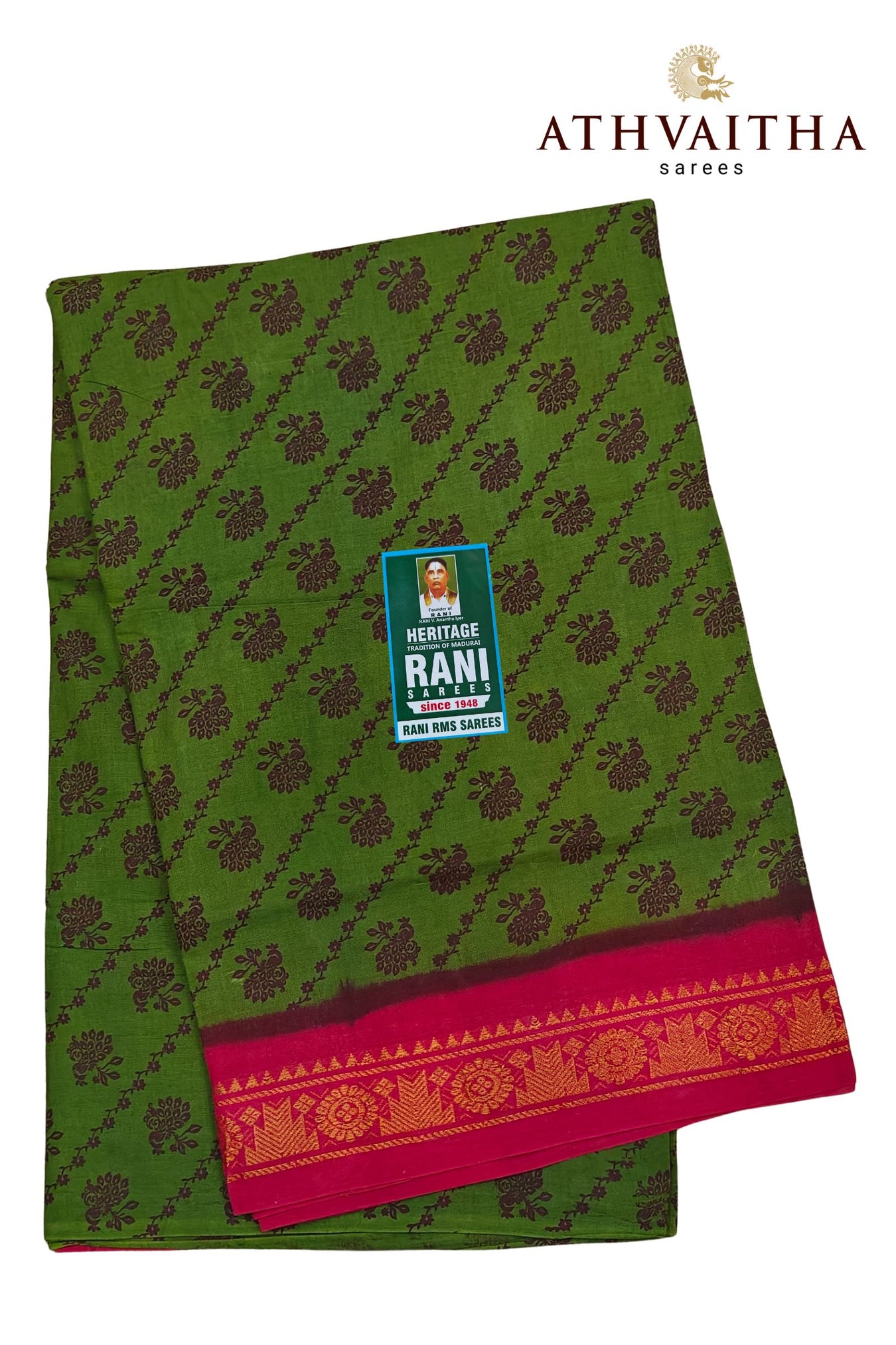 Madurai Rani Sarees Oneside Zari Border