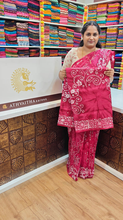 Rani Sungudi Cotton Sarees Without Zari Arya Cotton Wax Self
