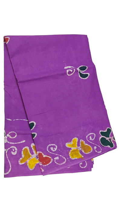 Rani Sungudi Cotton Sarees With Blouse - Hand Painted