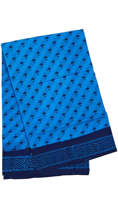 Rani 120's Hand Block Sungudi Cotton Sarees Without Zari Border