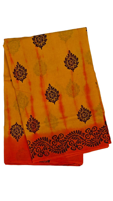 Rani Sungudi Cotton Sarees Without Zari Border