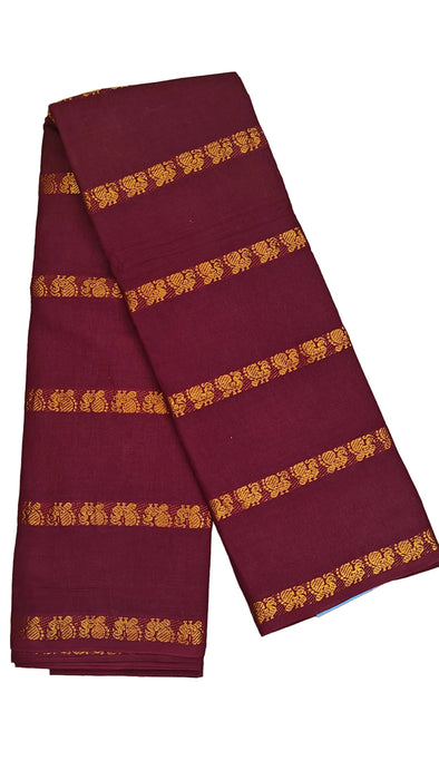 Rani Sungudi Saree Doubleside Border Self - Annamayil Veldhari
