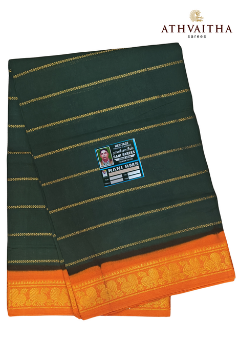 Heritage Rani Veldhari Contrast-Bottlegreen