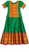 Green and orange traditional dress
