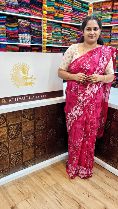 Rani Sungudi Cotton Sarees Without Zari Arya Cotton Wax Self