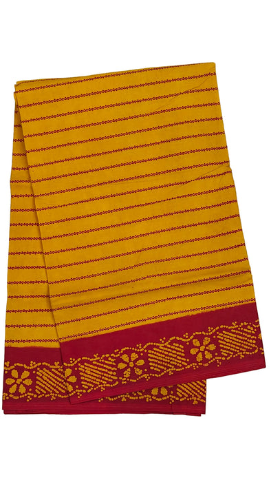 Rani Sungudi Cotton Sarees Without Zari Border - Veldhari