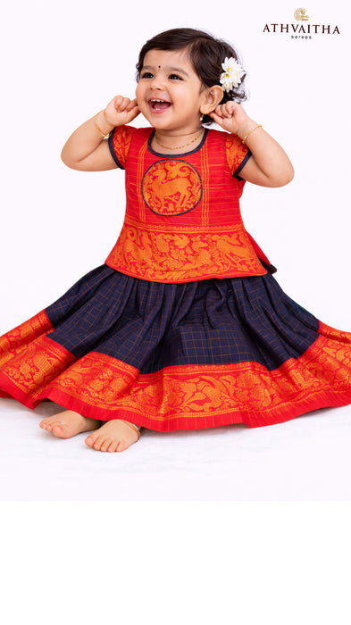 Kids Pavadai Sattai Traditional Madurai Wear