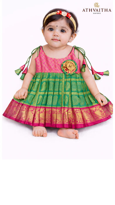 Semi Kanchi Kids Maxi Gown - Nakshatra