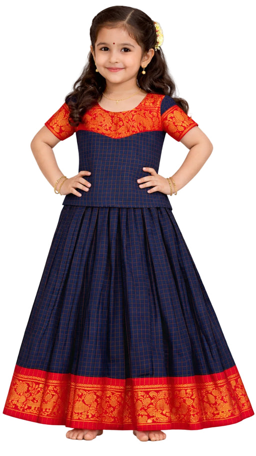 Kids Traditional Dress Pavadai Sattai Stitched