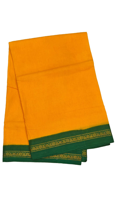 Rani sungudi Cotton Madisar Sarees Double side SmallZari Border 9.50 Yards-Plain