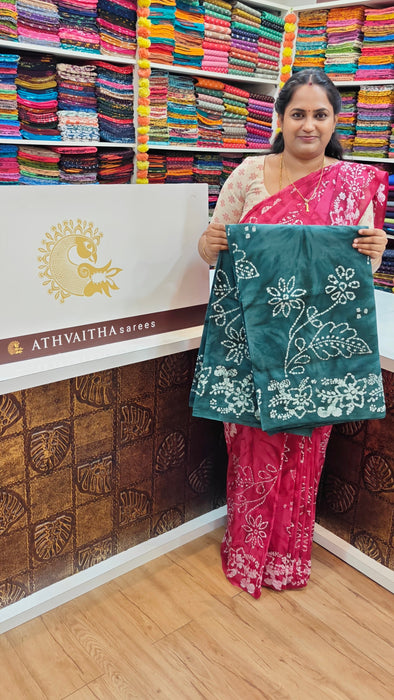 Rani Sungudi Cotton Sarees Without Zari Arya Cotton Wax Self