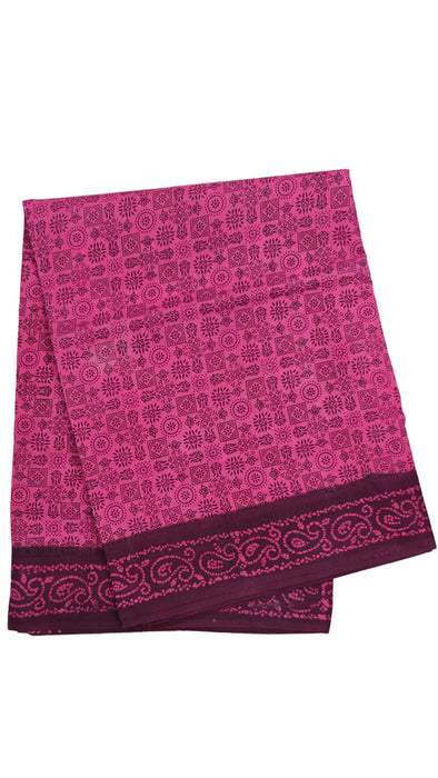 Rani Sungudi Madisar Sarees 10.50Yards Without Zari contrast Border