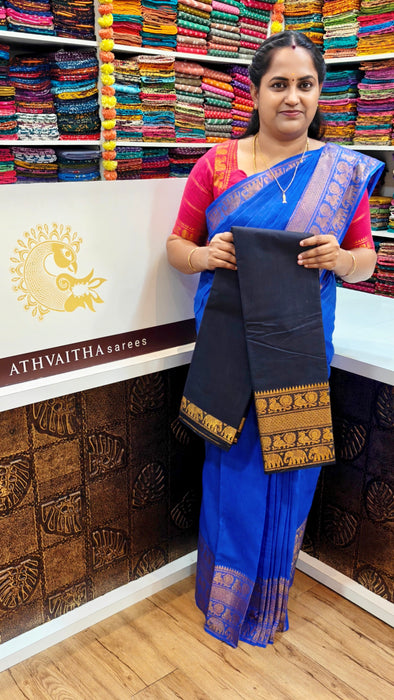Rani Sungudi Cotton Sarees Doubleside Plain With Long Border Self
