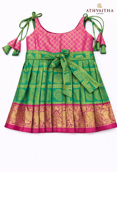 Semi Kanchi Kids Maxi Gown - Nakshatra