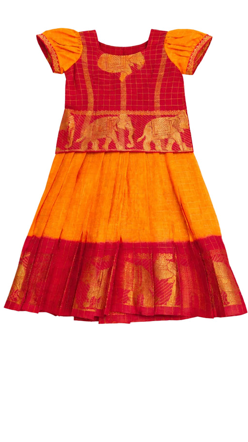 Sungudi Checks Pavadai Sattai for Kids