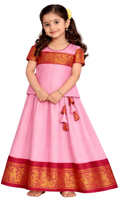 Soft Cotton Pavadai Sattai for Toddlers