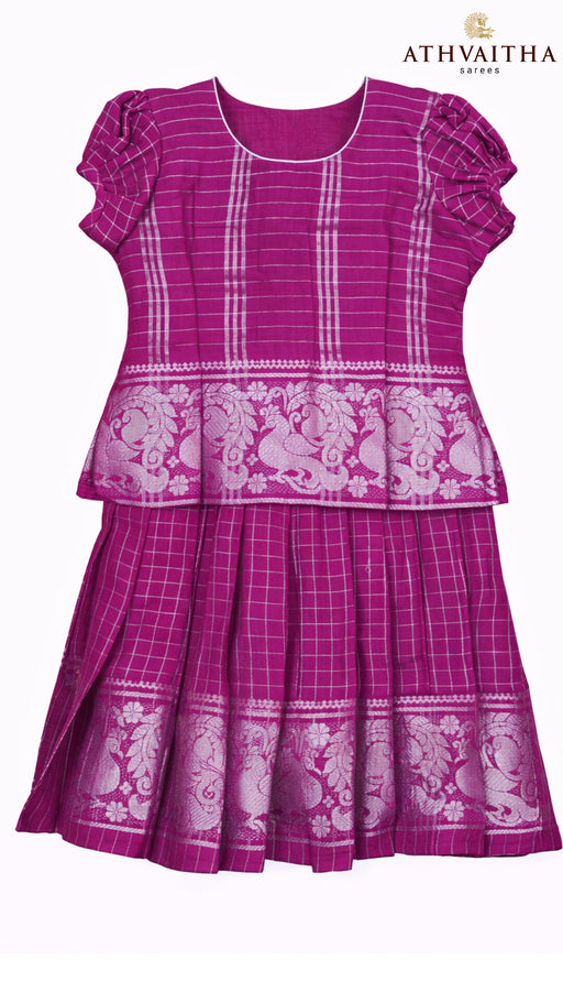 Readymade Stitched Pavadai Sattai for Girls